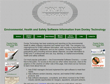 Tablet Screenshot of donleytech.com